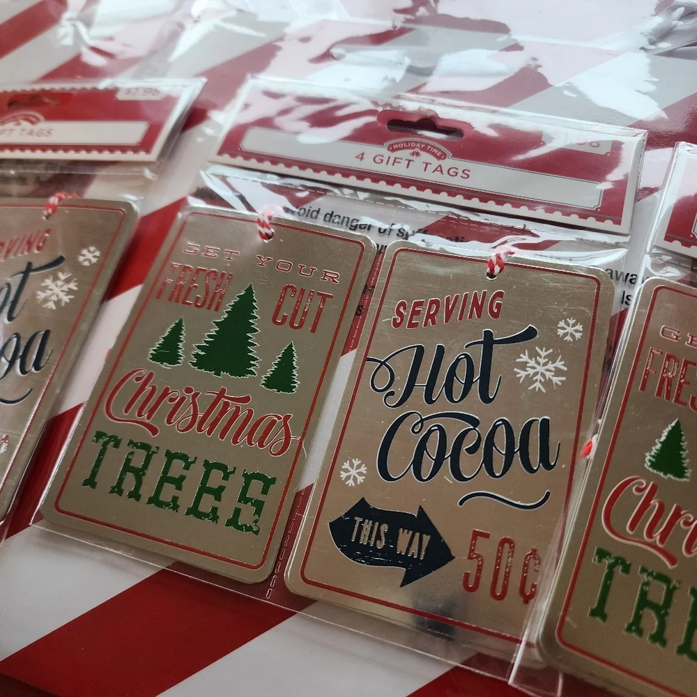 Holiday Gift Bags And Tags